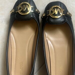 Black Michael KHORS Flats - wore once but did not like fit